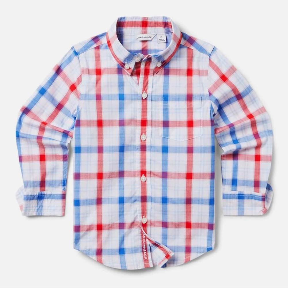 Janie and Jack Plaid Shirt